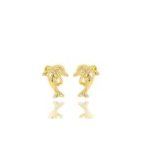 boucles d’oreilles pour femme petits dauphins pendants