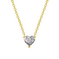 collier pour femme cœur en diamant