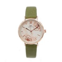 montre femme tendance bracelet simili cuir mf 3955