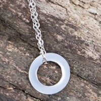 Collier cercle argent