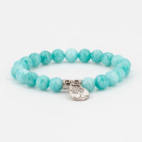 Bracelet fantaisie lithothérapie Amazonite arbre de vie